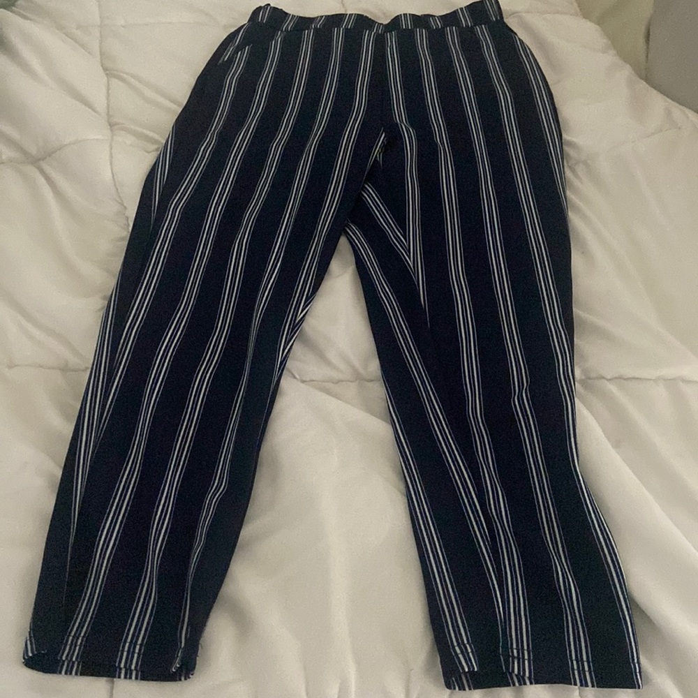 Black and white pants